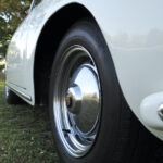 One of the design features of the 356, the fascinating wheel arches at the front