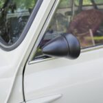Blacked out Bullet type mirrors with perfect historical reference