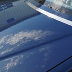 Cloud reflection on the engine hood...