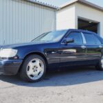 The W140 achieves an aerodynamic drag value of 0.31, compared to 0.36 for its predecessor, the W126.