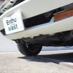 The underbody of the bumper is in good condition with no rust, scratches or marks.