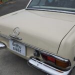 Aluminum trunk lid is also in good condition.