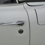 The chrome plating on the door knobs is also in excellent condition.