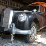 It's a 1957 Mercedes-Benz W186 300C "Adenauer Mercedes," one of the biggest barn-founds ever!